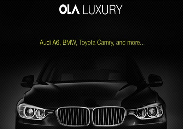 Ola कैब के माध्यम से BMW और मार्सडीज में करें सफर, “Ola Lux” लॉन्च