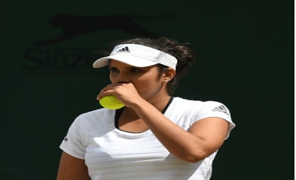 विंबलडन के मिश्रित युगल से बाहर हुईं सानिया मिर्जा