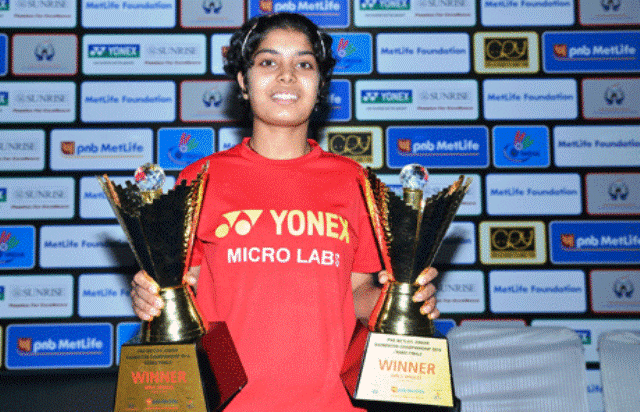 छग: बैडमिंटन खिलाड़ी आकर्षि कश्यप इंडोनेशिया में होने वाले जूनियर एशियन चैंपियनशिप में खेलेगी