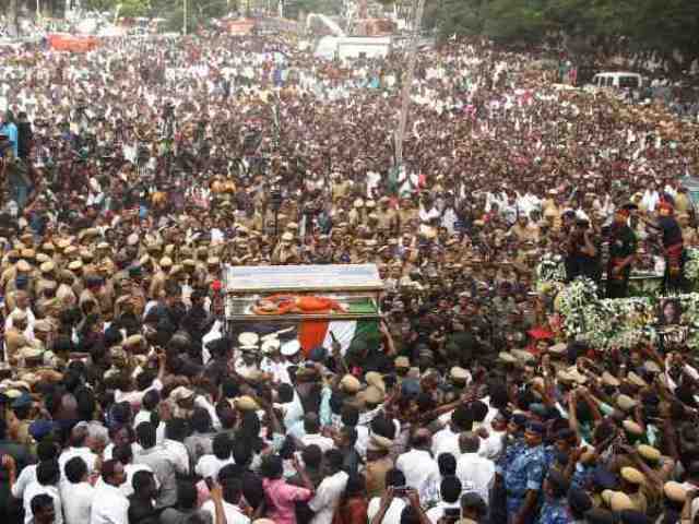 AIADMK का दावा- जयललिता के निधन के शोक और सदमें अब तक 280 लोगों की मौत