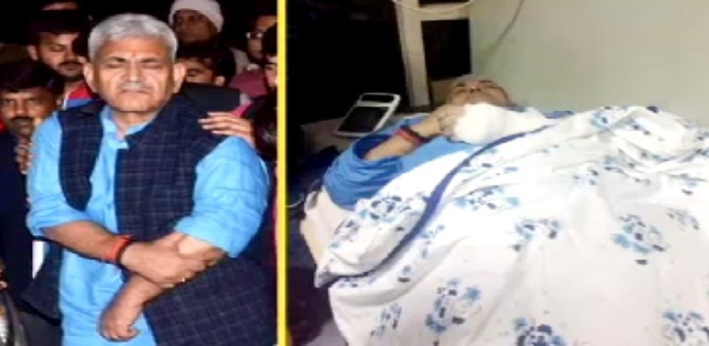 केंद्रीय रेल राज्यमंत्री मनोज सिन्हा सड़क हादसे में हुए घायल…