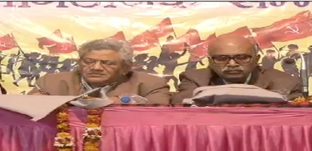 रायपुर: माकपा के दो दिवसीय सम्मेलन में शामिल हुए सांसद सीताराम येचुरी