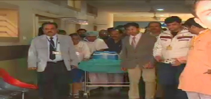 इंदौर में 15वीं बार बना ग्रीन कॉरीडोर…