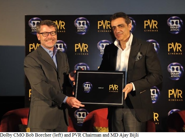 PVR थियटर्स होंगे DOLBY ATMAS