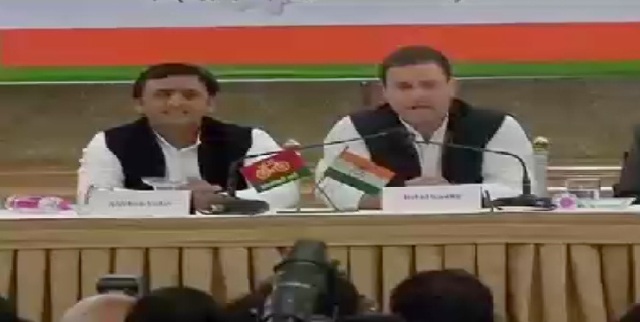 यूपी चुनाव: राहुल-अखिलेश पहली बार आए साथ, रोड शो और प्रेस कॉन्फ्रेंस की