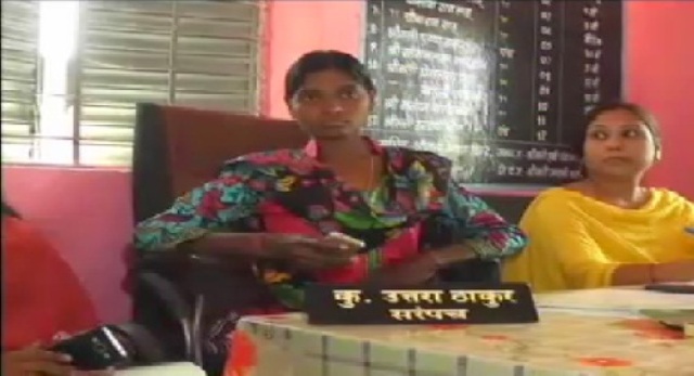 दिव्यांग सरपंच ने पेश की मिसाल, गांव को बनाया ODF