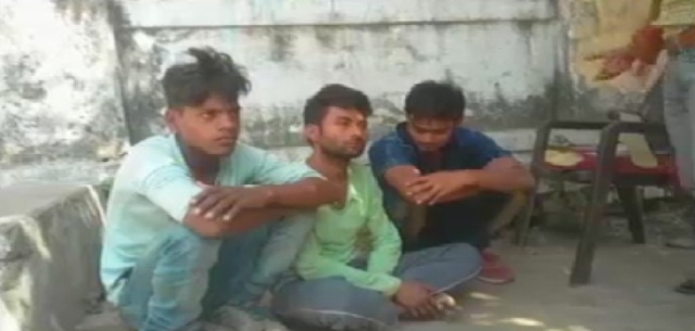 इन युवकों ने मिलकर कर दी पुलिसकर्मी की पिटाई