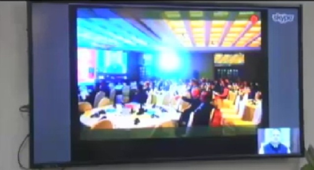 सीएम रमन सिंह ने वीडियो कांफ्रेंसिंग के जरिए ‘काउंटर टेररिज्म’ कॉन्फ्रेंस को संबोधित किया