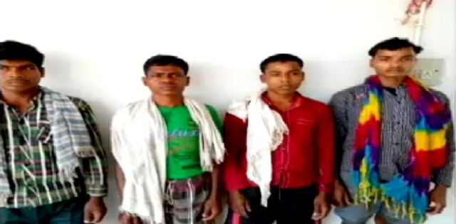 बीजापुर से 5 नक्सली गिरफ्तार, 2 किलो का टिफन बम बरामद