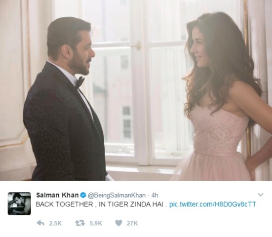 सलमान ने शेयर की कटरीना के साथ अपनी फोटो, प्यार है क्या इस तस्वीर के मायने !