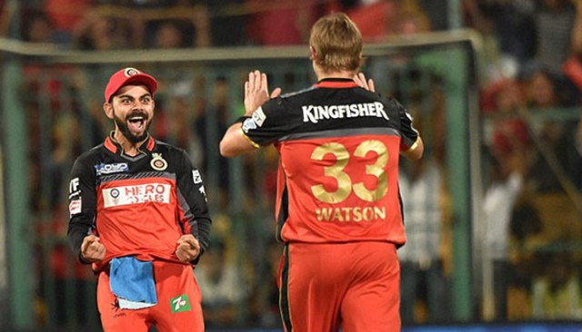 कोहली, डीविलियर्स दोनों IPL के पहले मुकाबले से बाहर शेन वाटसन को RCB की कमान