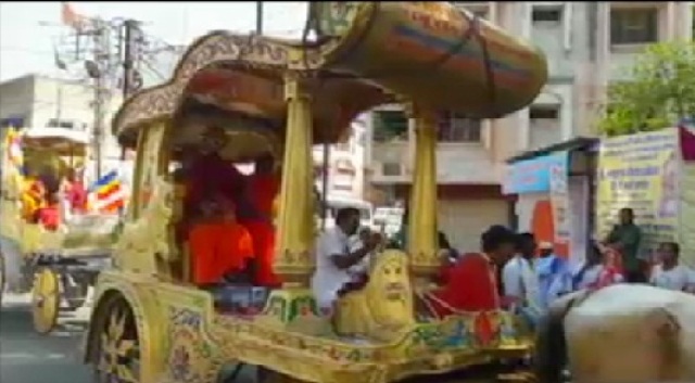 महू शहर में निकली बाबा साहब अंबेडकर जयंती पर भव्य शोभायात्रा