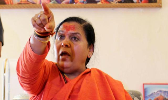 बाबरी मस्जिद विध्वंस में केस दर्ज होने पर बोली उमा अयोध्या, गंगा और तिरंगे के लिए सब मंजूर है