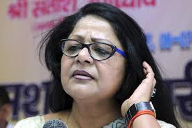दिल्ली महिला कांग्रेस अध्यक्ष बरखा शुक्ला ने दिया इस्तीफा