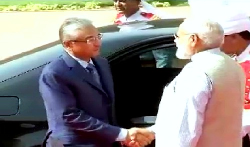 भारत दौरे पर मॉरीशस के प्रधानमंत्री प्रविंद्र जगन्नाथ, राष्ट्रपति भवन में किया गया भव्य स्वागत