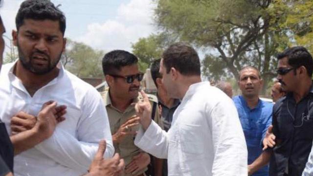 राहुल गांधी जमानत पर रिहा, मृतक किसानों के परिजनों से की मुलाकात