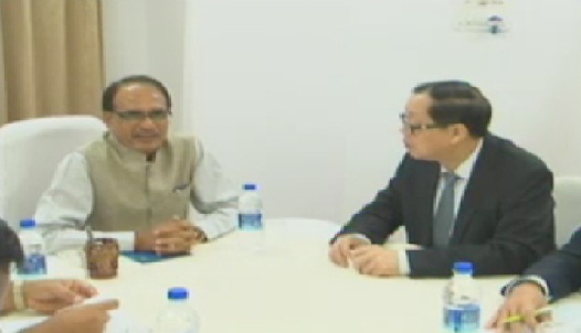 सीएम शिवराज ने चीनी प्रतिनिधि मंडल से की मुलाकात