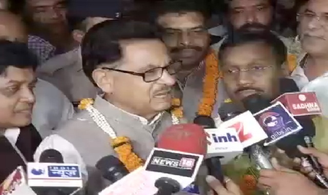 रायपुर में कांग्रेस प्रभारी PL पुनिया का भव्य स्वागत