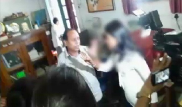 डिग्री गर्ल्स कॉलेज छेड़छाड़ मामले में आरोपी प्रोफेसर बीपी कश्यप पर केस दर्ज