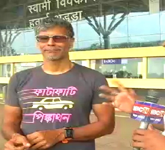 रायपुर गोईंग पिंक के प्री इवेंट में शामिल हुए मॉडल मिलिंद सोमन