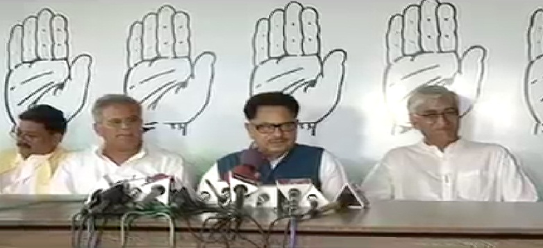 छग: रणनीतिकार पीएल पुनिया के नेतृत्व में कांग्रेस ने 3 घंटे किया मंथन