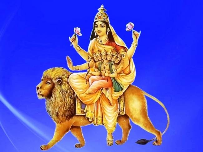 नवरात्रि के पांचवे दिन मां दुर्गा के स्कन्द स्वरूप की पूजा