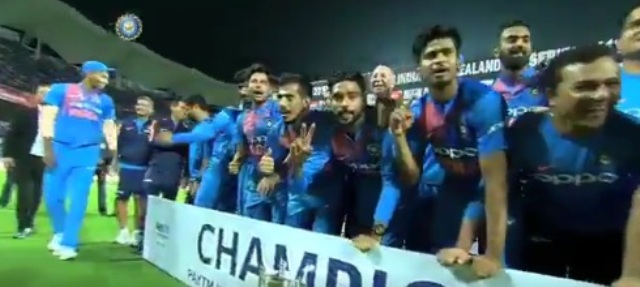 टीम इंडिया का टी20 सीरीज पर कब्ज़ा, आखिरी मैच में न्यूजीलैंड को 6 रन से हराया