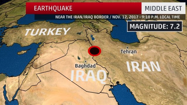 भूकंप से थर्राया ईरान-इराक सीमा, सैकड़ों लोगों की मौत
