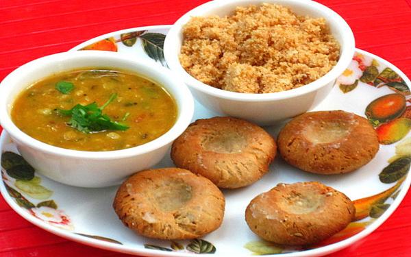 दाल बाटी  रेसिपी
