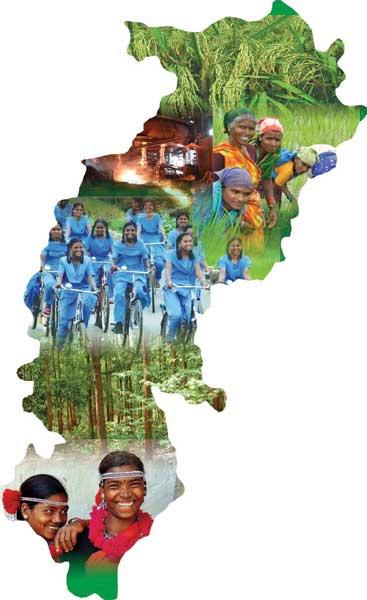 आंकड़ों में छत्तीसगढ़ का स्थान