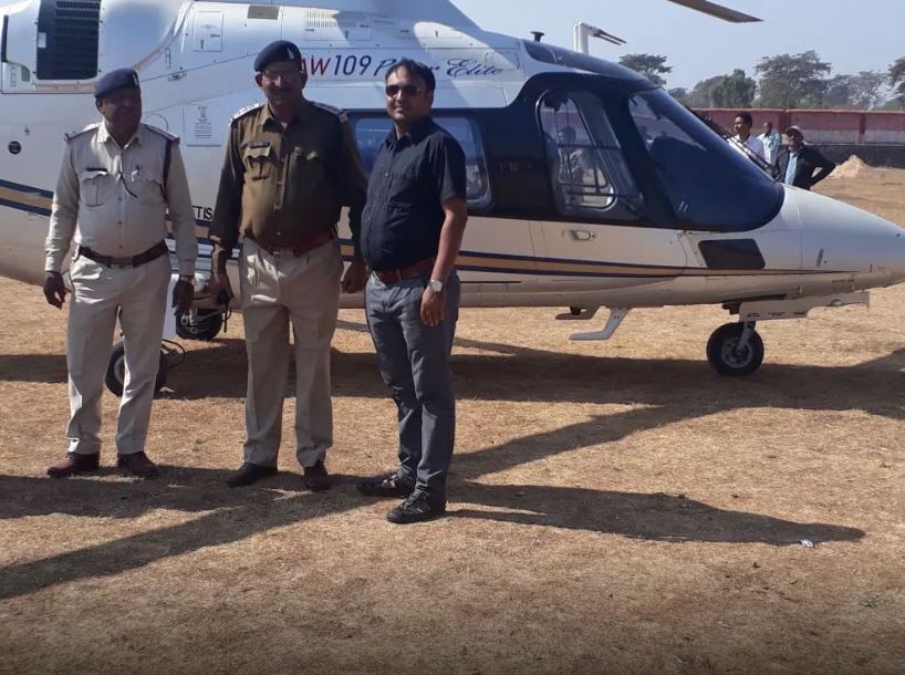 सरकारी हेलीकॉप्टर की हुई इमरजेंसी लैंडिंग,बड़ा हादसा टला
