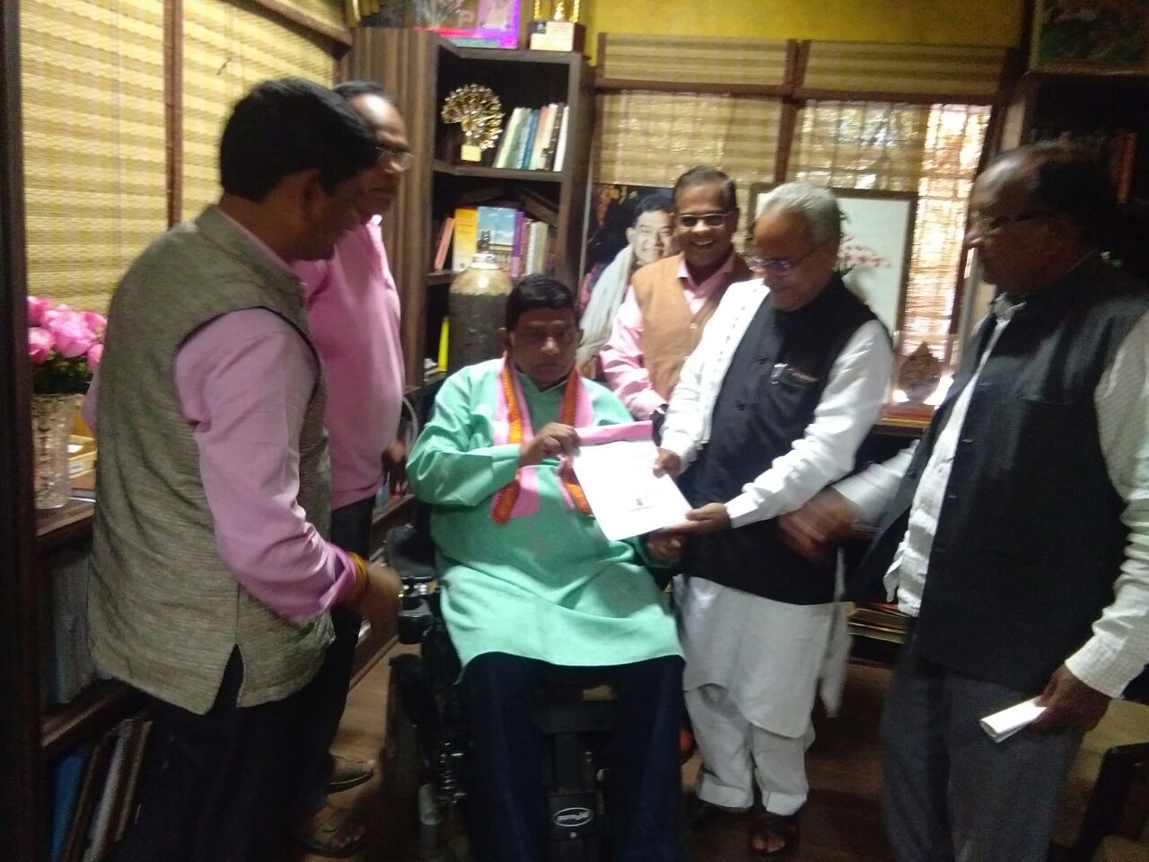 भाजपा अनुसूचित जाति मोर्चा  ने थामा जोगी जी का हाथ