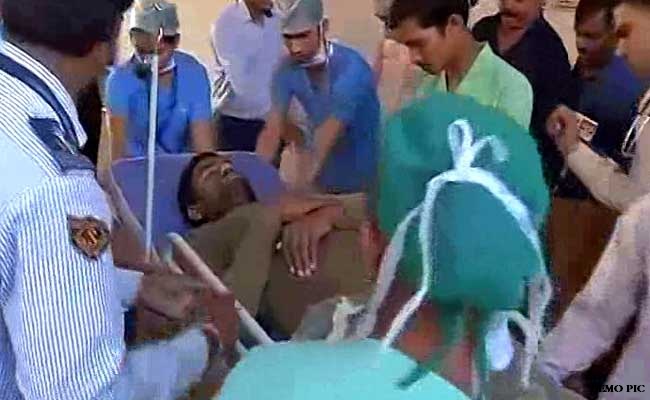 कांकेर नक्सली हमले में घायल जवान का रायपुर में ईलाज जारी