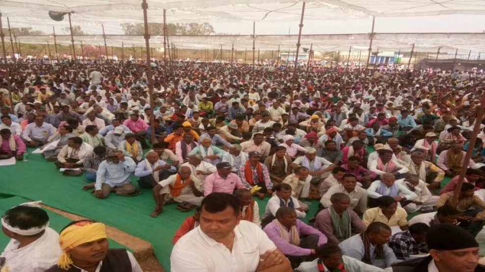 राजधानी रायपुर में  सर्व आदिवासी समाज के महासम्मेलन में 30  हजार लोग हुए शामिल