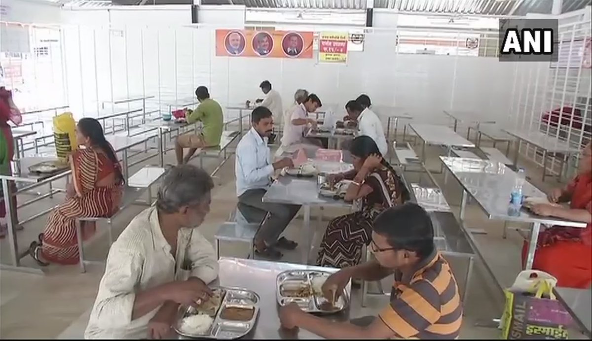 मरीजों के रिश्तेदारों के लिए 10 रुपये में रोटी, चावल, सब्जी की दीनदयाल थाली