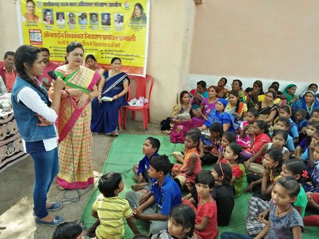 बाल अधिकार संरक्षण आयोग ने लगायी बच्चों की चौपाल