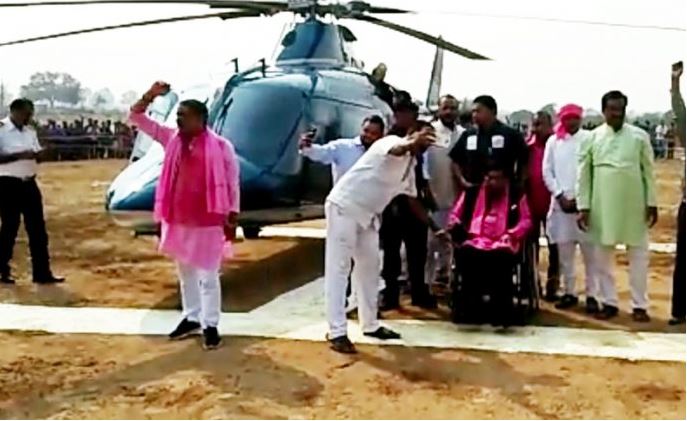 अजीत जोगी को मौसम ने दिया दगा, दंतेवाड़ा में नहीं उतर सका चॉपर