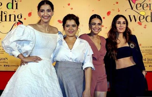 वीरे दी वेडिंग  के ट्रेलर को  24 घंटे में मिले एक करोड़ दर्शक