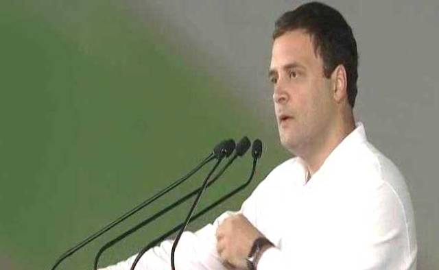 रामलीला मैदान में फूटा राहुल का आक्रोश,कहा- 4 सालों में मोदी के भाषण में नहीं दिखी सच्चाई