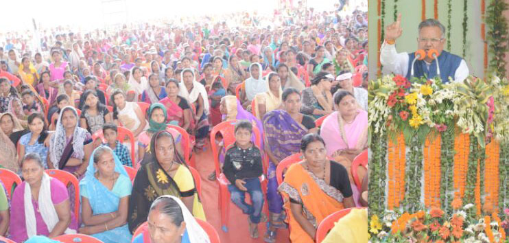 रमन का कांग्रेस पर हमला- कांग्रेस केवल गरीबी हटाओ का नारा लगाती रही है
