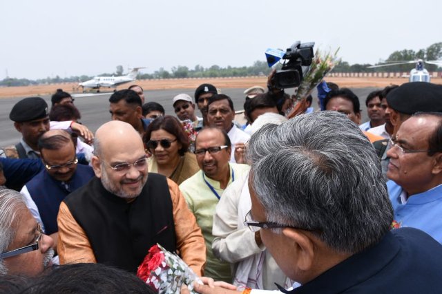 अमित शाह ने किया अंबिकापुर में रोड शो, देखिए क्या कहा