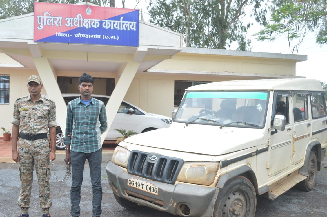 नक्सलियों को वाहन सप्लाई करने वाला चढ़ा पुलिस के हत्थे