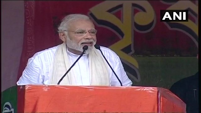 मिदनापुर में मोदी का टीएमसी पर हमला- कहा बंगाल में सिंडिकेट का राज, चढ़ावा दिए बिना कुछ नहीं होता