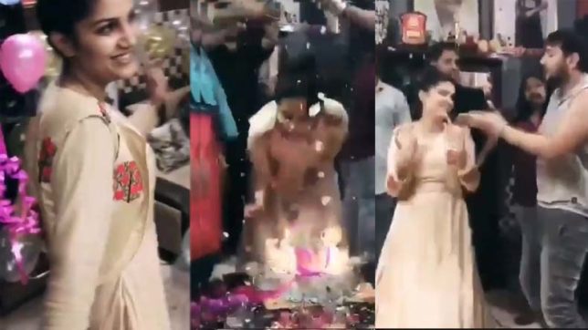 सरप्राइज़ बर्थडे पार्टी में झूम के नाची सपना