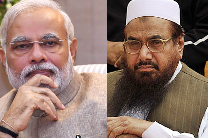 पीएम मोदी की पाक यात्रा पर बौखलाया मुंबई हमलों का मास्टर माइंड हाफिज सईद