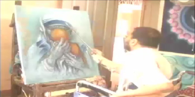 बसंत की बनाई पेटिंग की देश-विदेश में धूम