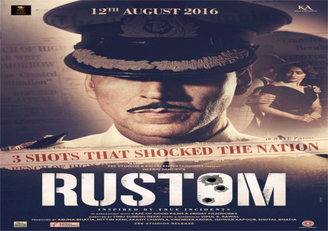 अक्षय कुमार की अपकमिंग फिल्म ‘रूस्तम’ का पहला पोस्टर रिलीज