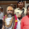 संतो ने अपना समर्थन दिया कांग्रेस को,कम्प्यूटर बाबा और आचार्य प्रमोद कृष्णम पहुंचे जनता के बीच