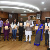 आईएएस जायसवाल की किताब का सीएम बघेल ने किया विमोचन, राजस्व पर आधारित है पुस्तक