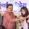 शिल्पा शिंदे कांग्रेस में, संजय निरुपम ने अंगूरी भाभी का किया जोरदार स्वागत